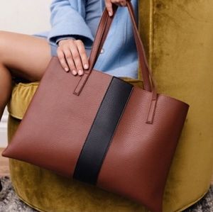 Vince camuto brown tote